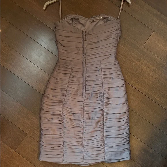H&M Strapless Charcoal Grey Dress - Picture 3 of 3